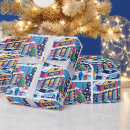Search for police christmas wrapping paper Santa