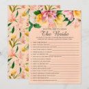 Search for how well do you know invitations Floral