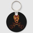 Search for skull keychains Red