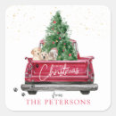 Search for vintage red truck stickers Whimsical