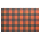 Search for orange plaid fabric Rustic