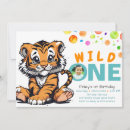 Search for tiger invitations Colourful