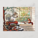 Search for squirrel christmas cards Vintage