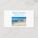 Search for beach hotel business cards Vacation