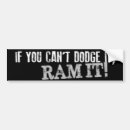 Search for rams bumper stickers Dodge ram