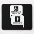 Search for disabled mousepads Look