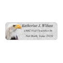 Search for patriotic eagle return address labels Military