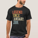 Recherche de 2008 homme tshirts Légende