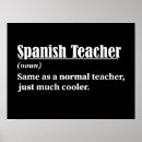 Recherche de professeur espagnol posters Teacher