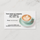 Search for cup business cards Barista
