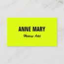 Recherche de vert chartreuse cartes visite Maquillage