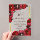 Search for 40th anniversary invitations Flowers