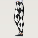 Search for black and white harlequin leggings Unique
