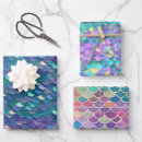 Search for glitter scales wrapping paper Fantasy