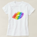 Search for rainbow lips tshirts Queer