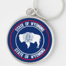 Search for wyoming rounded keychains Flag