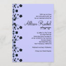 Recherche de bleu turquoise bar bat mitzvah invitations Violet