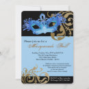 Search for winter ball invitations Blue