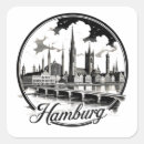 Search for hamburg stickers Skyline