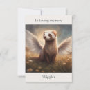 Recherche de furets vœux cartes Blanc