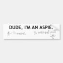 Search for aspergers bumper stickers Asperger's