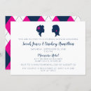 Search for lady silhouette invitations Pink