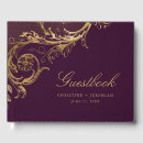 Search for plum wedding guest books Stylish