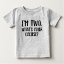 Recherche de deux ans bébé tshirts Drôle