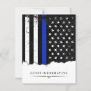Search for thin blue line invitations Party