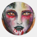 Search for zombie girl stickers Halloween