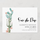 Recherche de cactus save the dates Moderne