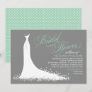 Search for mint green bridal shower invitations Bride