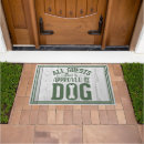 Search for funny dog doormats Rustic