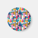 Search for modern style magnets Illustration