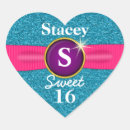 Search for birthday ribbon stickers Purple