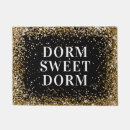 Search for dorm doormats Black and white