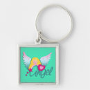 Search for love angel keychains Design