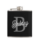 Recherche de monogramme flasques Noir