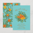 Search for teal orange save the dates Floral