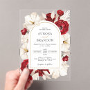Search for ruby invitations Botanical