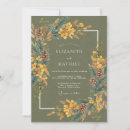 Search for pinecone wedding invitations Botanical