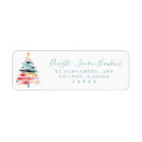 Search for festive floral return address labels Holly berry