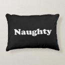 Search for naughty or nice pillows White