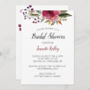Search for maroon bridal shower invitations Flowers
