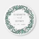 Search for winter wedding magnets Watercolor
