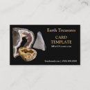 Search for rocks and minerals business cards Crystals