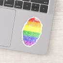 Search for fingerprint stickers Rainbow