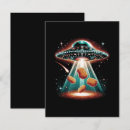 Search for alien 4x5 invitations Funny
