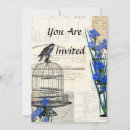 Search for birdcage invitations Blue