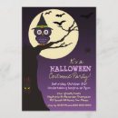 Recherche de hibou halloween invitations Sorcière